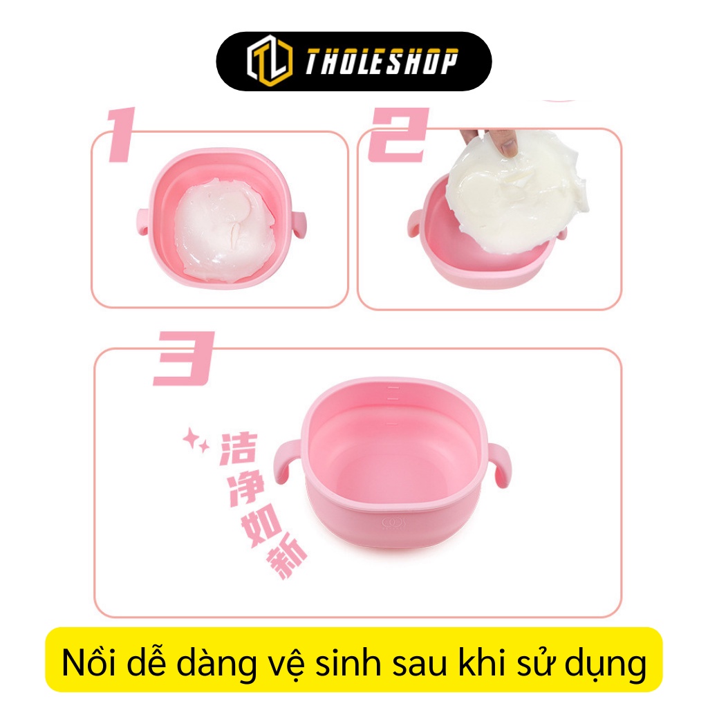Bộ Nồi Nấu Sáp Silicon Kèm Đế Chống Dính Gấp Gọn Mang Đi - Nồi Đun Sáp Waxing Cao Cấp 1028