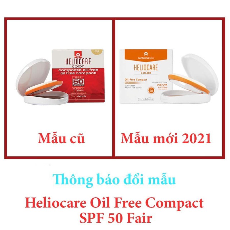 PHẤN NỀN CHỐNG NẮNG HELIOCARE OIL FREE COMPACT SPF50 CHÍNH HÃNG - 8700