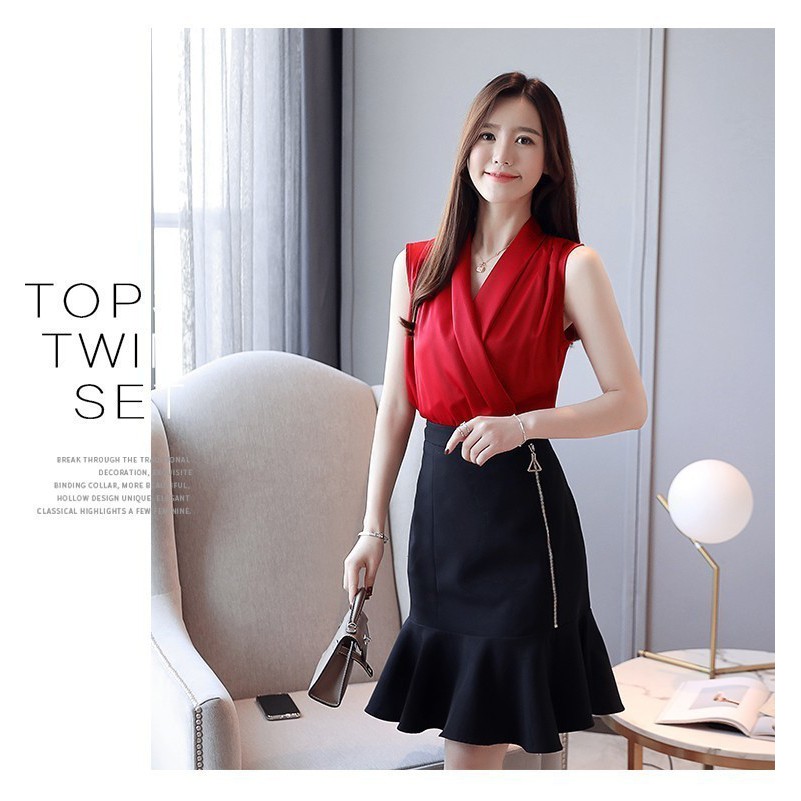 ❣️FREESHIP❣️ÁO BÓ EO V XẾP TÀ  - Hàng thiết kế chuẩn