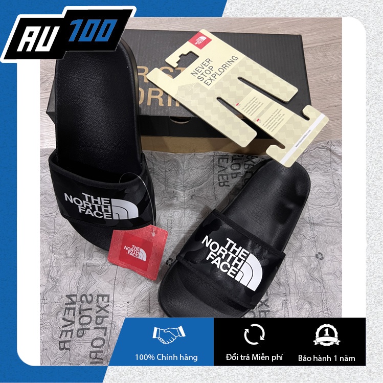 Dép The North Face Base Camp Slide III Black Camo Fullbox