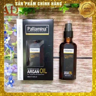   CHÍNH HÃNG   GIÁ SỈ  PALLAMINA ARGAN OIL TINH DẦU DƯỠNG TÓC CAO CẤP COLLAGEN ITALY 60ML 
