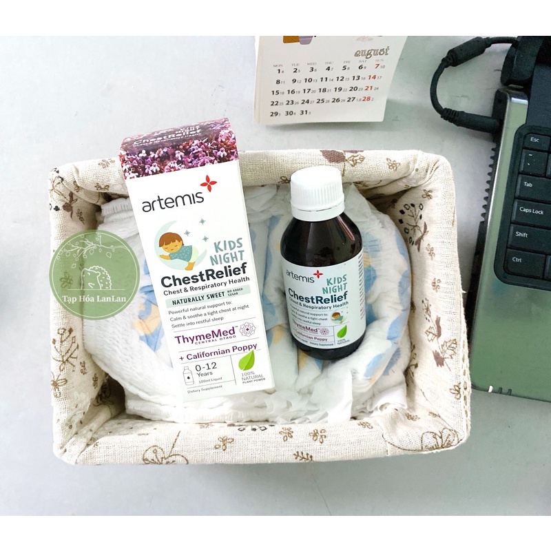 [ DATE 2025 ] SIRO ARTEMIS CHEST RELIEF CỦA NEW ZEALAND CHO TRẺ 0 -12T - 100ML