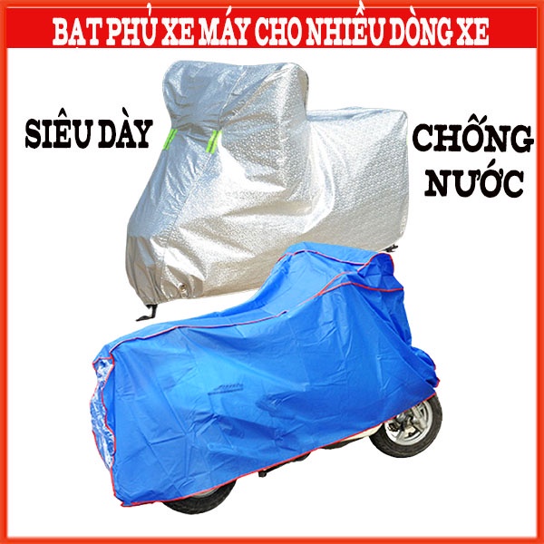 Mua Bạt phủ xe máy chống mưa nắng, Khăn chùm xe máy cao tráng nhôm che ...