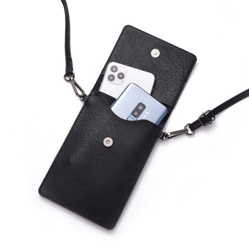 Túi Da Đeo Chéo Nhỏ Gọn Siêu Nhẹ Có Thể Chạm Màn Hình Cảm Ứng Dành Cho Nữ