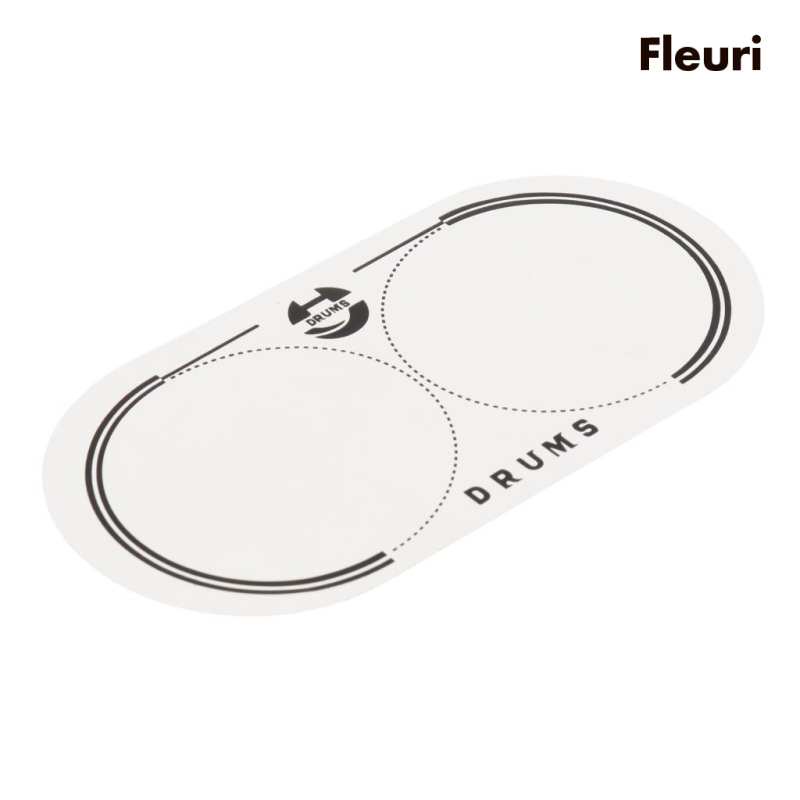 Miếng Vá Trống Bass Đôi Màu Trắng Chuyên Dụng Chất Lượng Cao