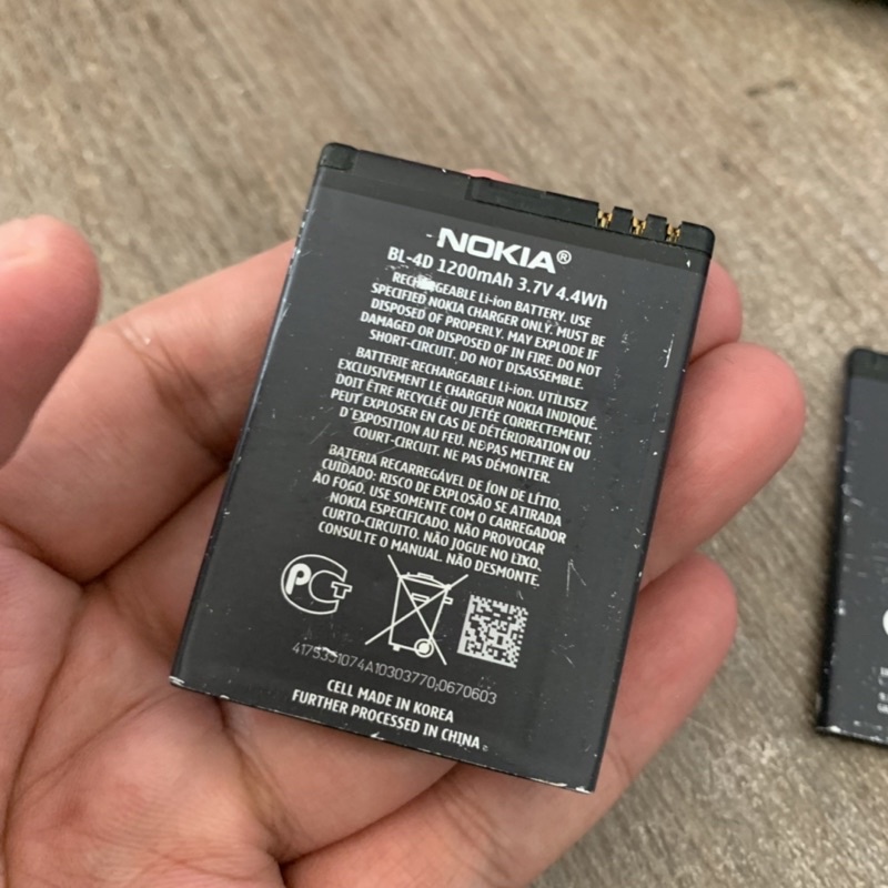 Pin Nokia BL-4D zin tháo máy, đã qua sử dụng. Moscongnghe