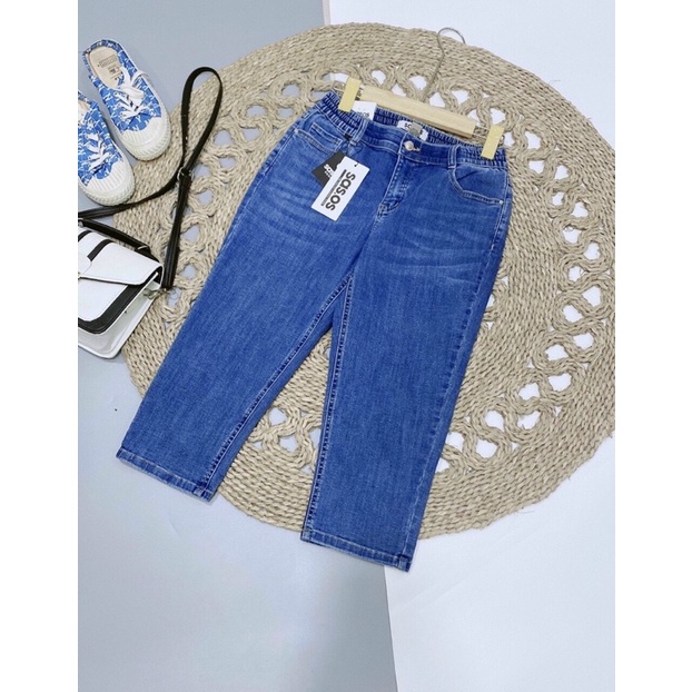 Quần jean thun lỡ 7 tất từ 45kg đến 85kg