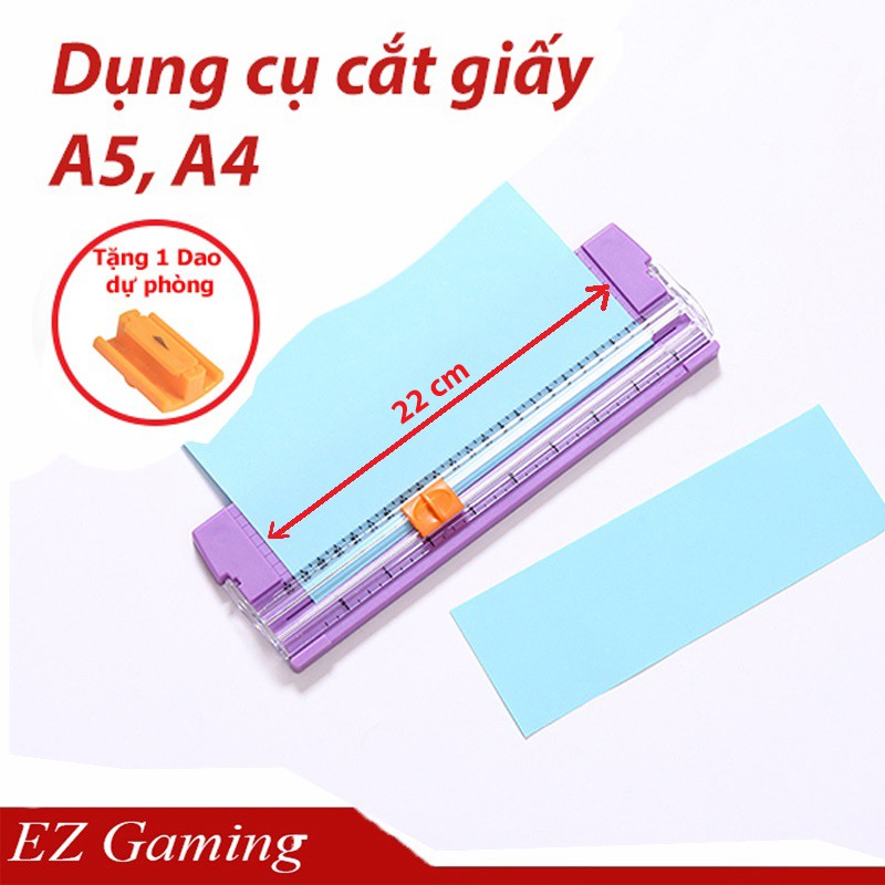 [Free ship] Dụng cụ dao cắt giấy a4,a5 EZ1 nhỏ gọn hiện đại. giúp cắt thẳng tuyệt đối.