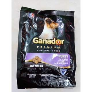 Ganador Puppy Milk with DHA - Thức ăn cho chó con vị sữa DHA