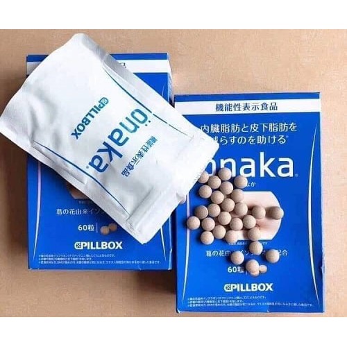 Viên giảm mỡ bụng Onaka Pillbox Nhật Bản - 60 viên