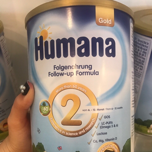 Sữa Humana Gold số 2 xuất xứ Đức , loại 800gr