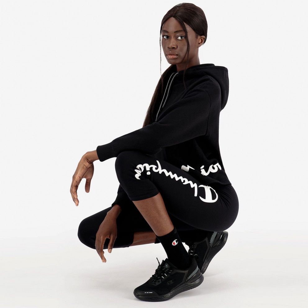 [8/3] Quần Legging Nữ Champion EU Capri (A/W ) Màu Đen CMP113389BLK