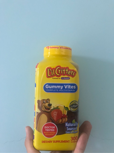 Kẹo Dẻo L'il Critters Gummy Vites 300