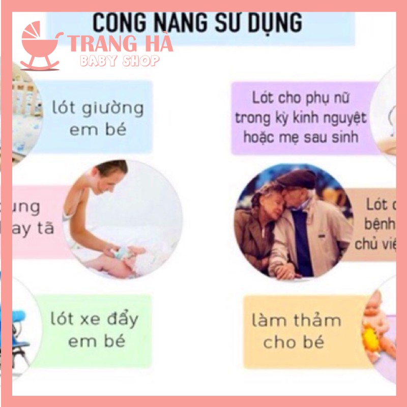 𝑳𝑶𝑨̣𝑰 1TẤM LÓT CHỐNG THẤM 4 LỚP CHO BÉ SƠ SINH MỀM MẠI CAO CẤP AN TOÀN VÀ THOÁNG KHÍ