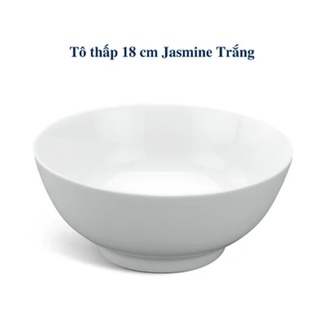 Tô cao 18cm và tô thấp 18cm trắng Sứ cao cấp Minh Long 1