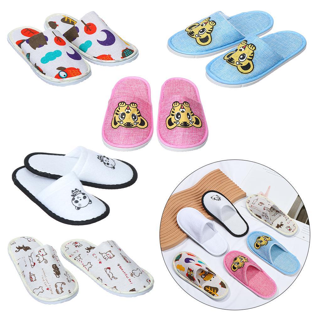 PATH 1 Đôi Dép Đi Trong Nhà Đế Dày Chống Trượt Thoáng Khí Cho Bé