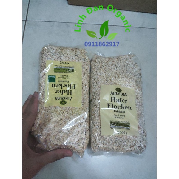 [MỚI] Yến Mạch Đức cán vỡ Hafer Flocken 500g Date 2023