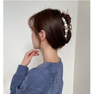 Kẹp tóc đính đá kiểu vuông, hàng cao cấp