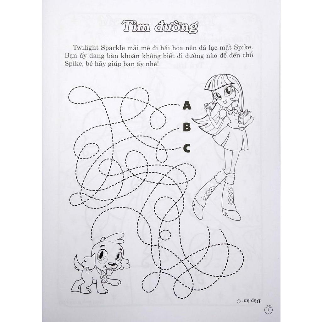 Sách - My Little Pony - Tô Màu Và Các Trò Chơi - Tình Bạn Diệu Kì