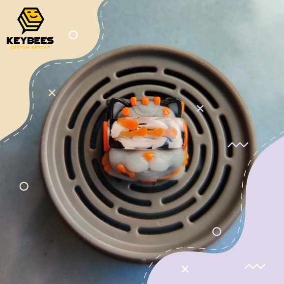Nút bàn phím cơ Felix Keycap - Cam-Xám