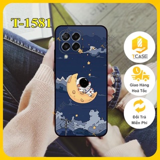 Ốp lưng Samsung Galaxy M33 in hình Phi Hành Gia Vũ Trụ | Ốp Basic nhám chống sốc bảo vệ camera