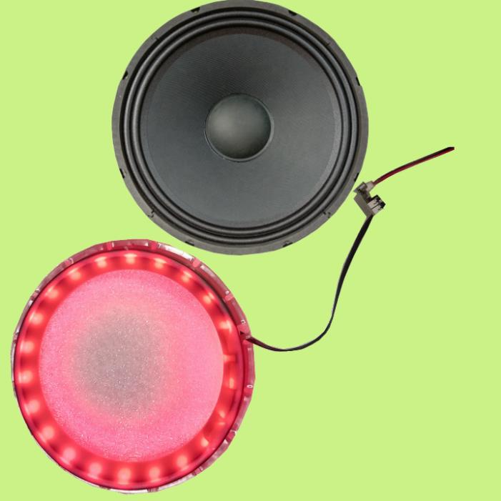Loa bass 30 kèm đèn led nháy theo nhạc tròn công suất 150W-250W 4 ôm mẫu mới năm 2022