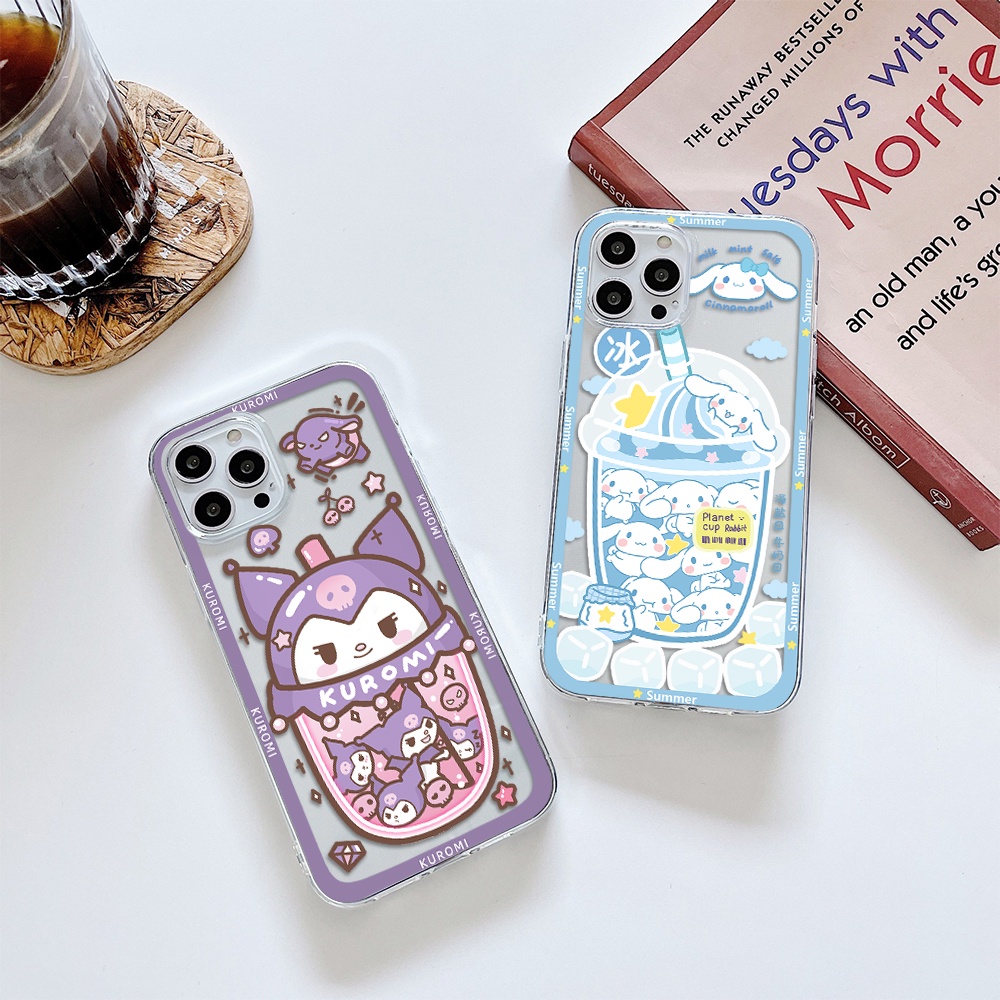 Ốp Điện Thoại Hình Kuromi Cinnamoroll Cho Iphone 11 Pro Max 12 Pro Max 13 Pro Max Mini Iphone 6 7 Iphone 8 Iphone 6 7plus Iphone Se 2020 Iphone X Xs Xr 5 4