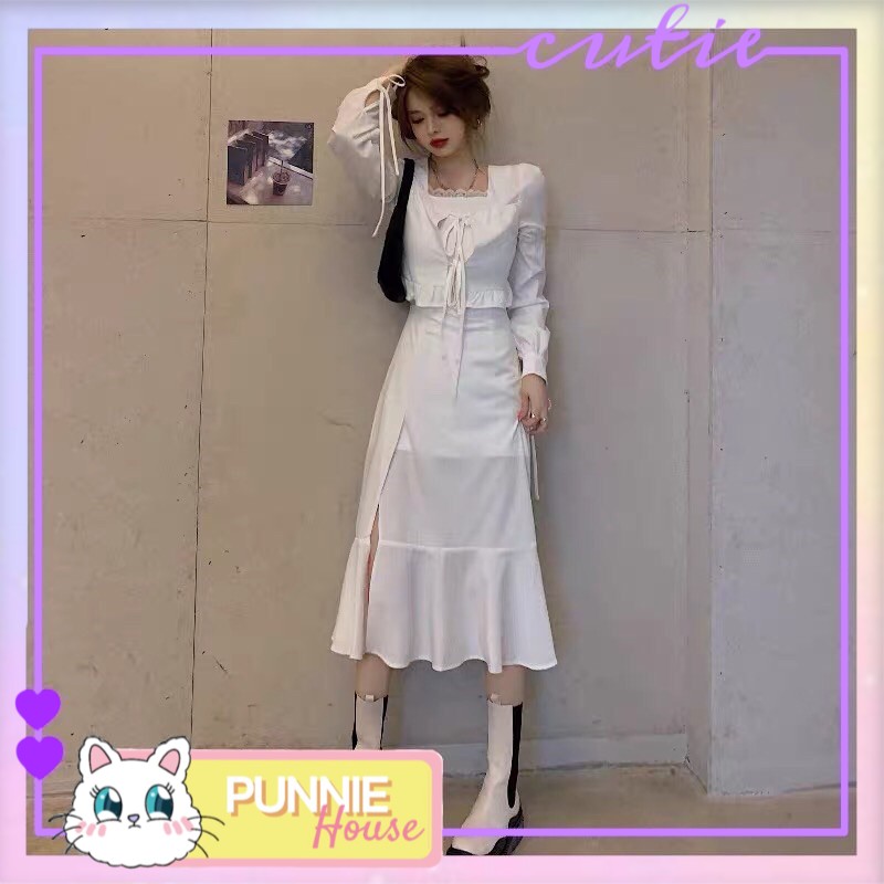 ⚜️ ĐẦM DÀI DỰ TIỆC TIỂU THƯ 🎀 XẺ TÀ CỔ VUÔNG 🎀 KIỂU DÁNG SANG TRỌNG THANH LỊCH