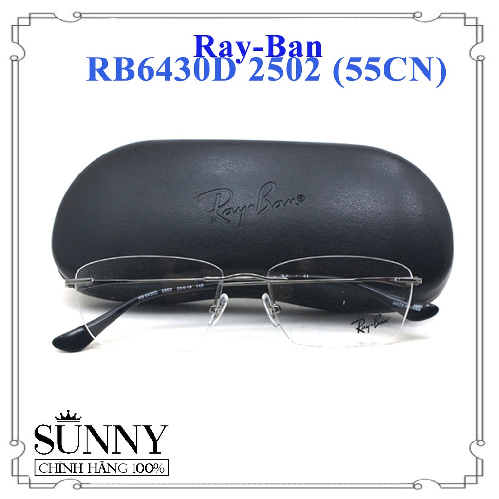 RB6430D 2502 (55CN) - Gọng kính Rayban chính hãng, bảo hành toàn quốc, thiết kế dễ đeo bảo vệ mắt
