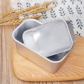 Khuôn Nướng Bánh Hình Vuông Bằng Hợp Kim Nhôm Nhẹ Bền
