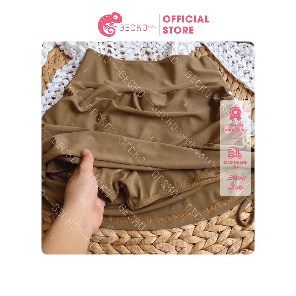 Bikini Đồ Bơi 2 Mảnh Quần Váy Kín Đáo GK0201 (Video, Ảnh Thật)