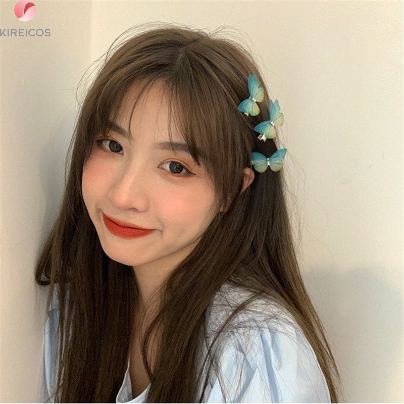 Kẹp Tóc Mái Hình Bướm Tiểu Thư Siêu Xinh Hot Trend Hàn Quốc