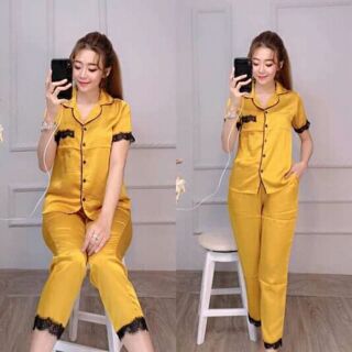 Pizama vải lụa satin