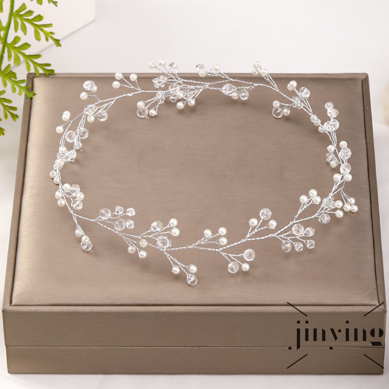 GETNOIVAS Băng đô phối ngọc trai nhân tạo thanh lịch