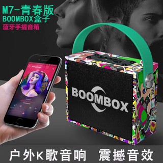 Loa Blutooth boombox phong cách Hiphop
