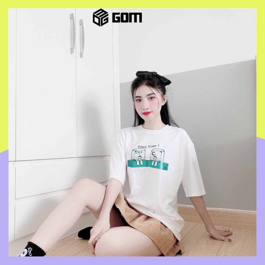 Áo thun unisex, áo thun tay lỡ, áo thun form rộng crtl C