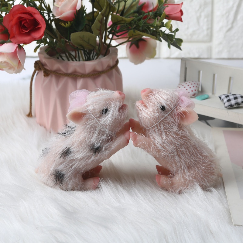 Heo Đồ Chơi Bằng Silicone Trang Trí Phòng Ngủ Cho Bé Sơ Sinh