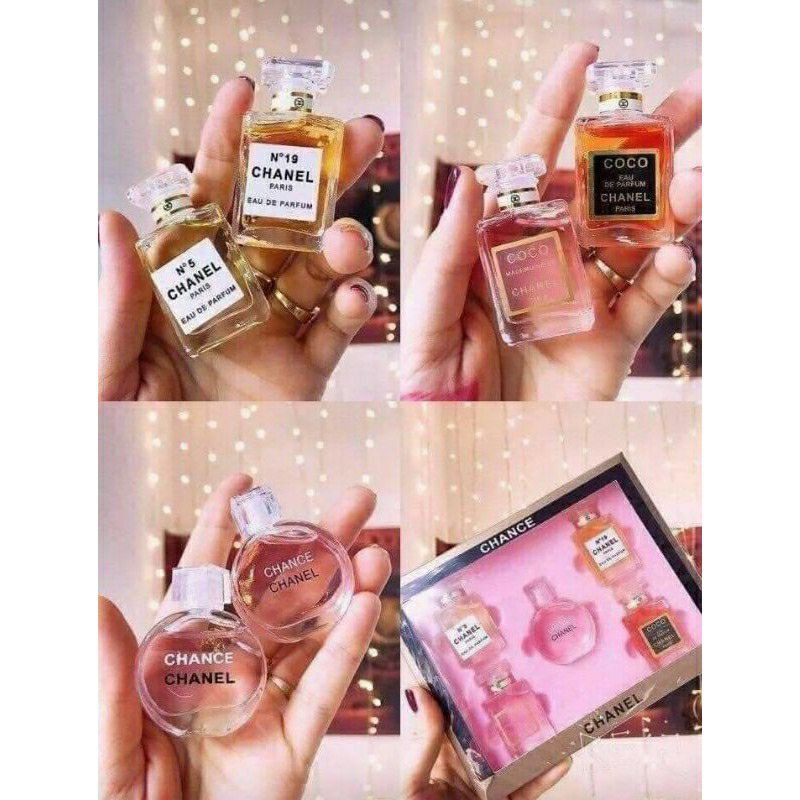 Bộ 5 Chai Nước Hoa Chanel Đa Dạng 5 Hương Thơm Khác Nhau Dạng Chấm | BigBuy360 - bigbuy360.vn