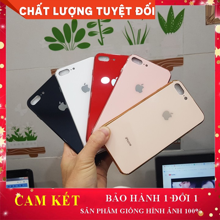 😍FREE SHIP😍 Ốp Cao Cấp Iphone 6,6Plus,7,7Plus,8,8Plus, X,XS MAX , ốp lưng mặt kính cường lực chống trầy xước ôm bo máy