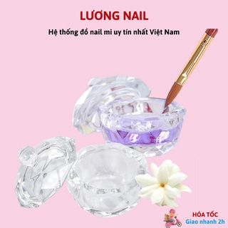 Cốc đựng lưu huỳnh/aceton/dung dịch bằng thủy tinh(loại có nắp đậy)