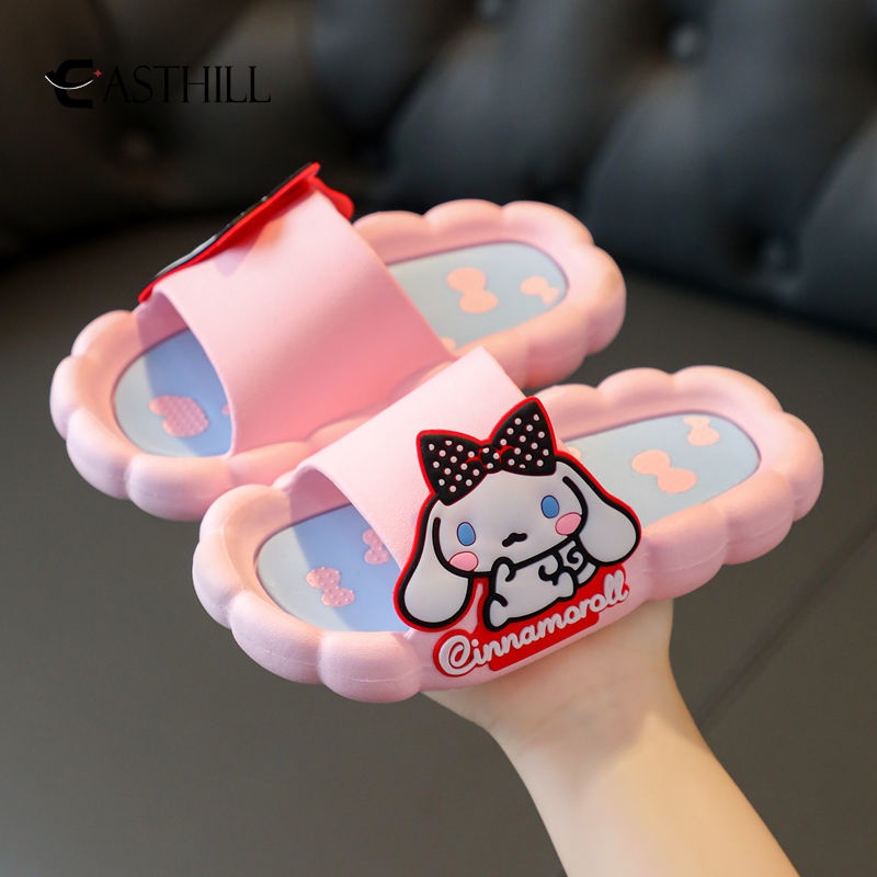 Dép Đi Trong Nhà Chống Trượt Họa Tiết Hello Kitty Sanrio My Melody Cinnamoroll Dễ Thương Cho Bé