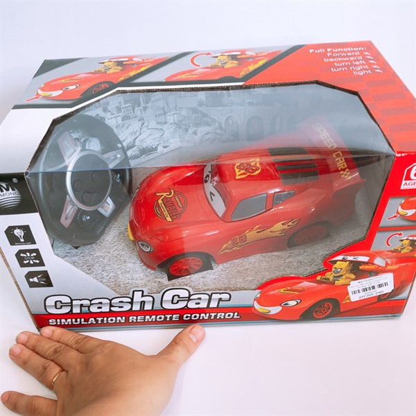[HÀNG CAO CẤP] Hộp đồ chơi xe điều khiển Crash Car có sạc, biến hình cho bé 2068-68