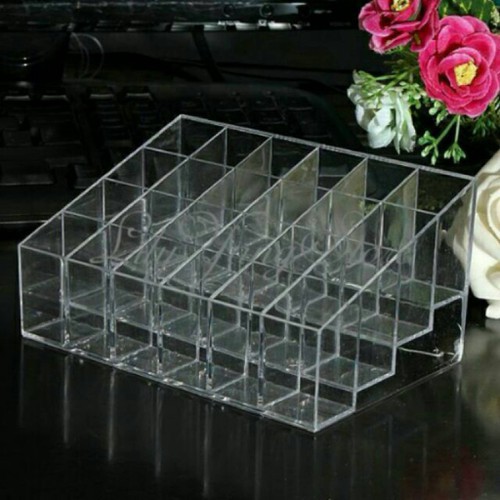 Khay Đựng Son Đa Năng 24 Ô Trong Suốt Tiện lợi