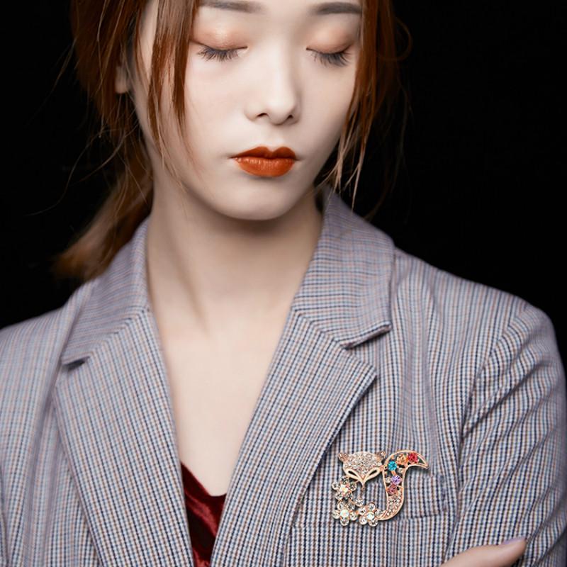 Ghim Cài Áo Đính Đá Nhân Tạo Sang Trọng Nhiều Kiểu Tùy Chọn Cho Nữ