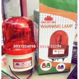Đèn quay cảnh báo có còi bóng led 24vol, đèn xoay cảnh báo tín hiệu có còi bóng led 220vol, 12vol.