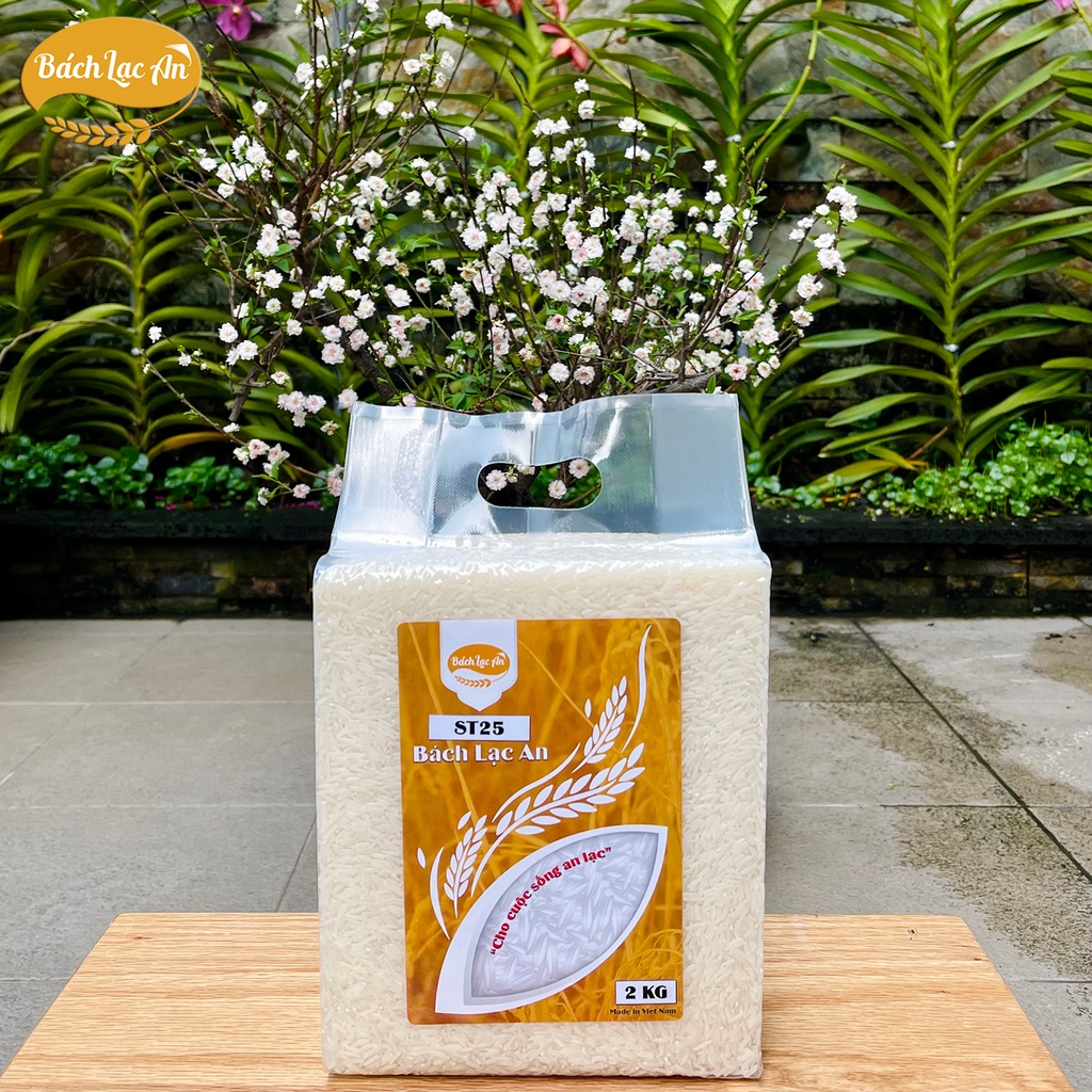 Gạo ST25 Dẻo thơm - Ép chân không 2Kg