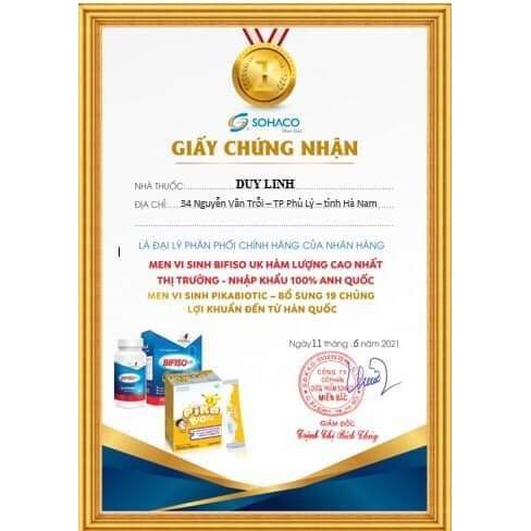 Men Vi Sinh Pika Biotic 19 Chủng Lợi Khuẩn ,Hỗ Trợ Rối Loạn Tiêu Hóa,Biếng Ăn.