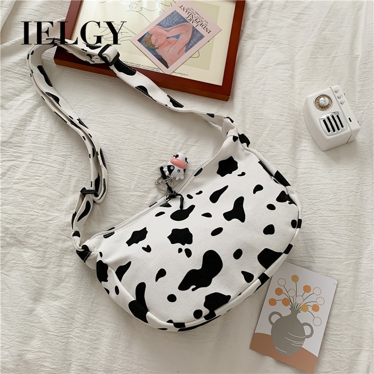 Túi đeo vai IELGY vải canvas thời trang cho các bạn gái