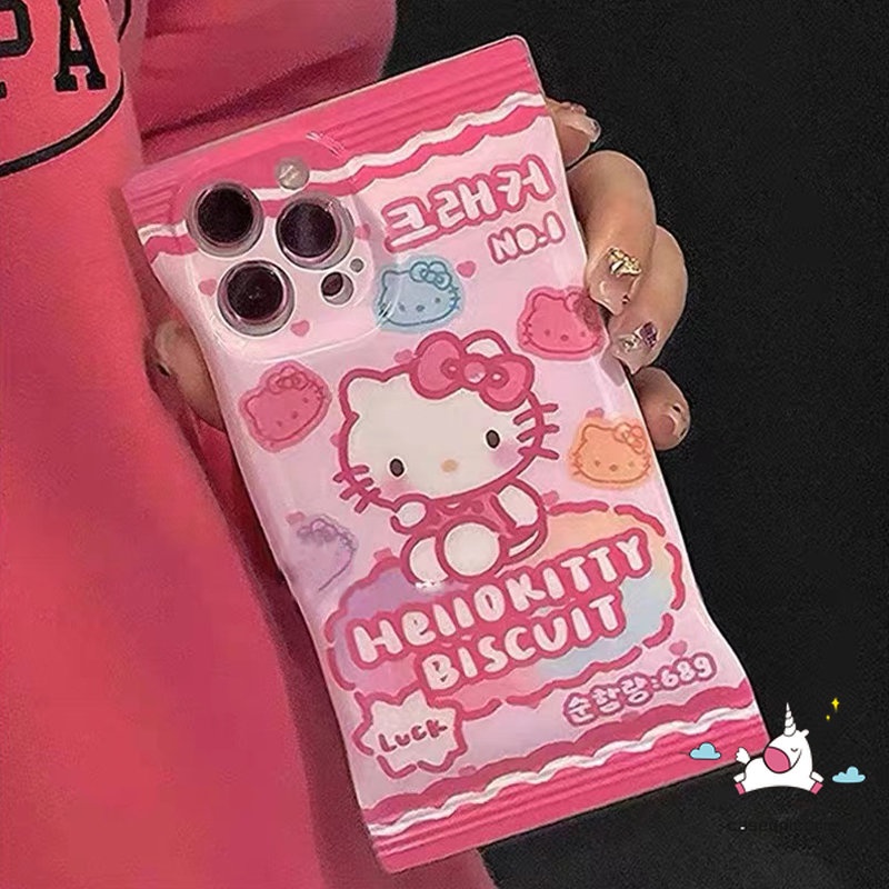 Ốp Điện Thoại Dẻo Họa Tiết Hoạt Hình Hello Kitty Cho iPhone 11 14 12 13 Pro Max 8 7 6 6s 14 Plus XR X Xs Max SE 2020