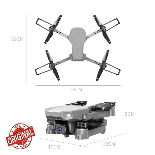 Bộ Flycam Hj12 Wifi Fpv Hd 4k / 1080p / 720p / 480p, hàng chỉ có duy nhất tại shop